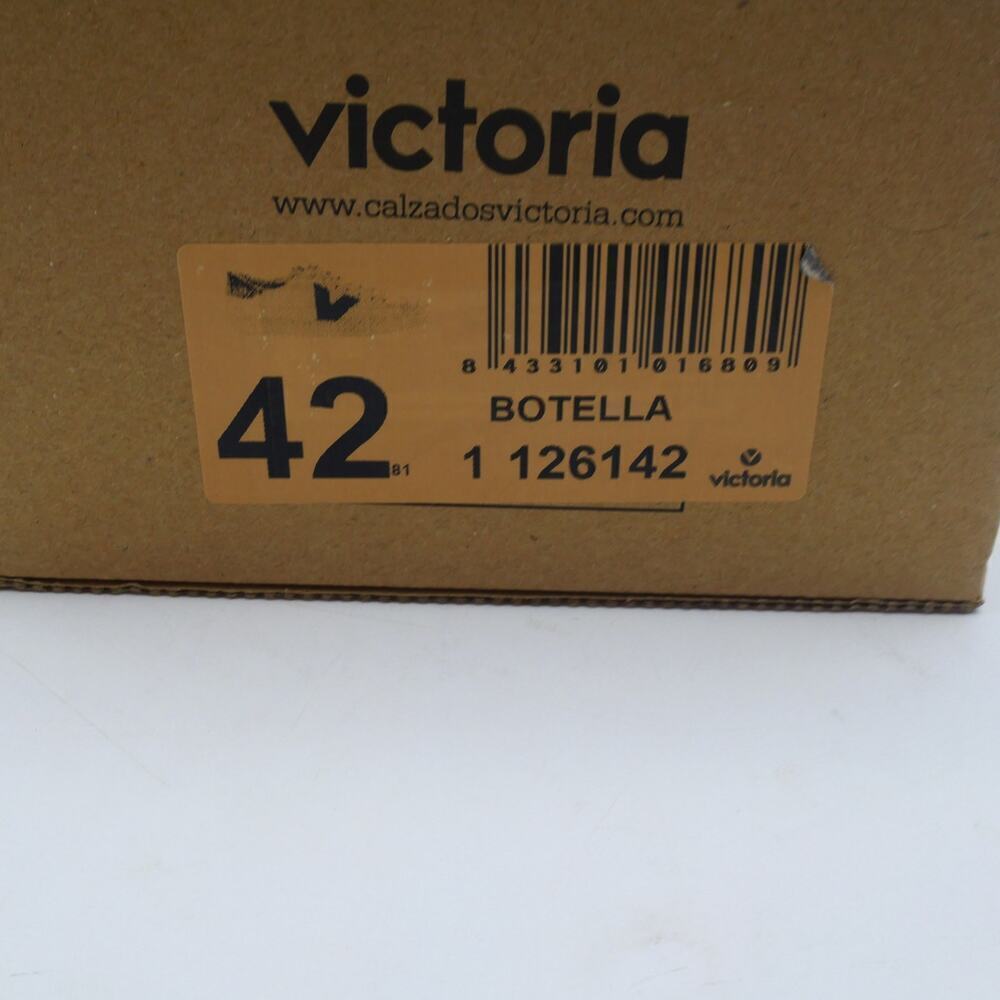 NEW Victoria Women's 10.5 Berlin Botella White Green Leather Shoes Size 42 - Picture 11 of 13